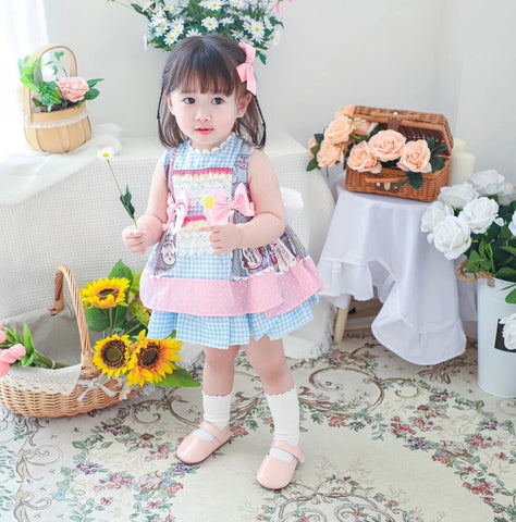 New stylish Pink floral Baby Girls Dress/Frocks